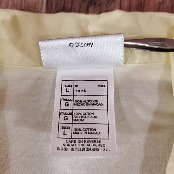 Rare Disney Cruise Line Mens Large Mickey Surfing Palm Tree Hawaiian Camp Shirt - Picture 11 of 16